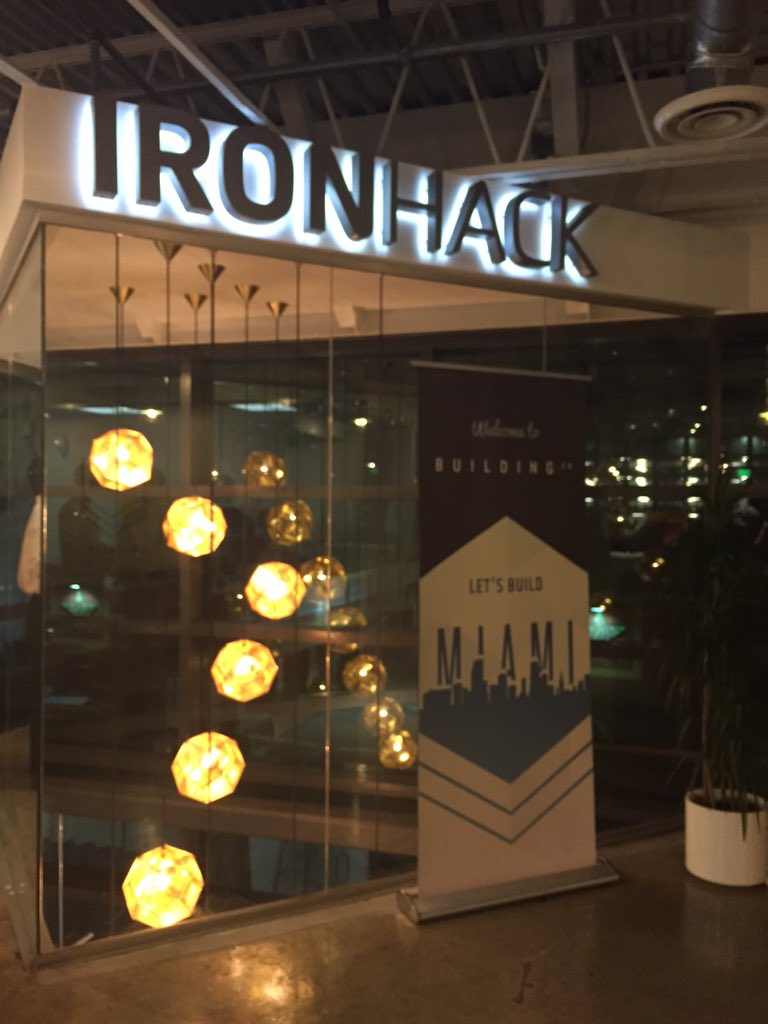 faunhaus's tweet photo. About to see some amazing new blood and fresh ideas coming out of #HackShowMIA #ironhack https://t.co/AwgwWgbbl5
