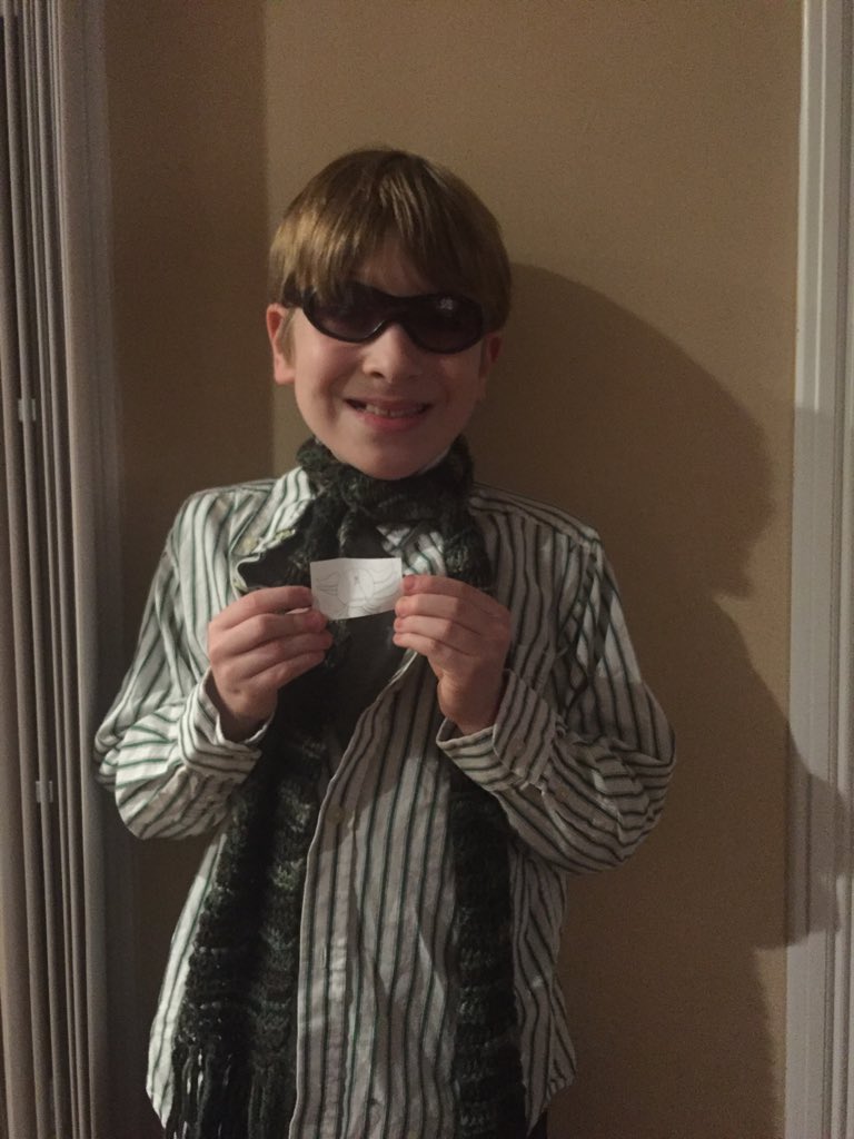 carriekalczuk's tweet image. @IamStevenT He went to Disney &amp;amp; came back an Aerosmith fan! Channeling ST with a handmade concert ticket! #rockerkid
