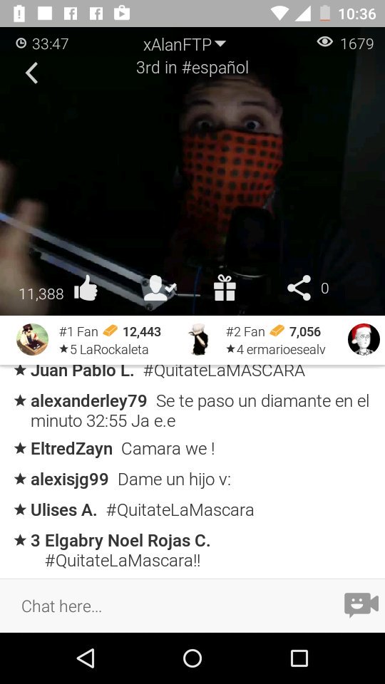 RafaML5's tweet photo. @xAlanFTP  viendo tu directo https://t.co/FUWYezJ36P