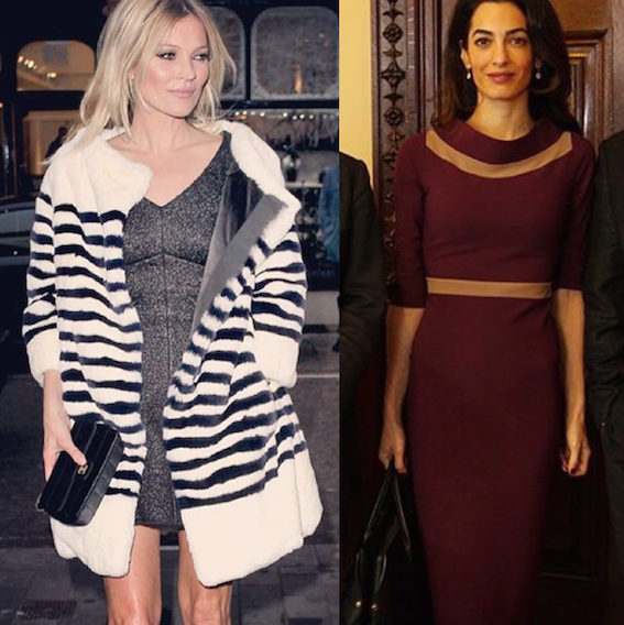 ForwardPR's tweet photo. Shopping at lunchtime? Head to @ShopConSept to get this coat worn by #KateMoss and this dress worn by #AmalClooney: https://t.co/qhy0vQCw7a