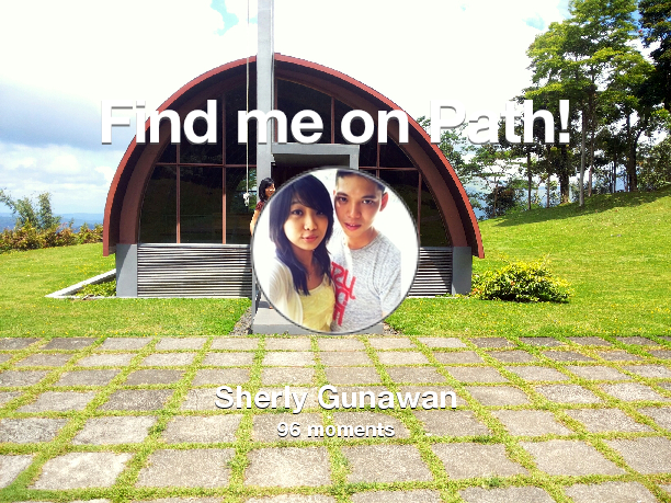 SherlyGunawan92's tweet photo. I've shared 96 memories with my friends on #Path - see them now at https://t.co/n1WtAl8awY! #thepersonalnetwork https://t.co/C6FKu92V8r