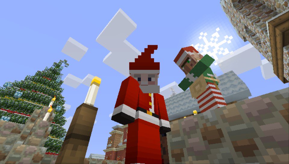 マイクラパパ A Twitter Peのアプデ クリスマススキンがほしい でも本当はvita 版のクリスマスマッシュアップみたいのがほしかったなぁ マインクラフト マインクラフトｐｅ Minecraft Minecraftpe T Co Bfrtws1dtt