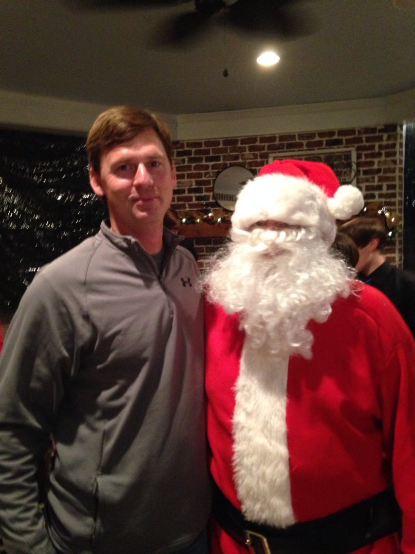 McMinnChris's tweet image. May be the best Santa ever!!! Perry Poe at his best!!