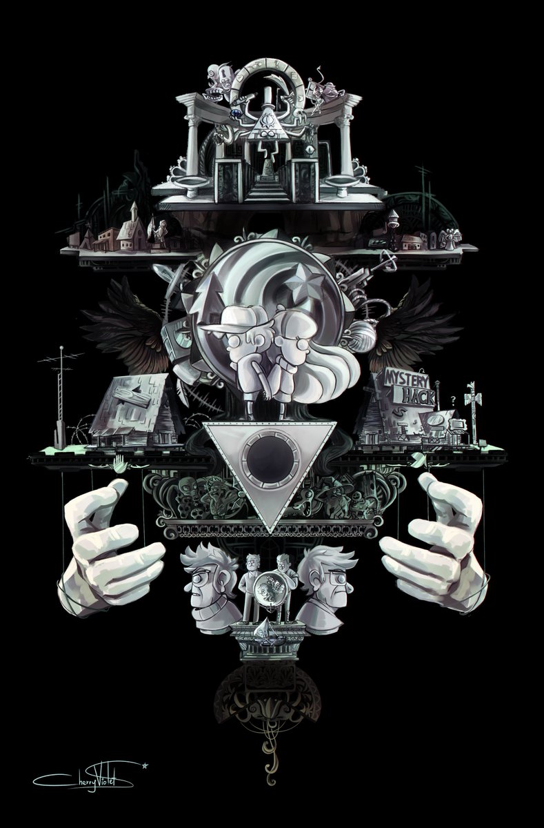 cherryviolets's tweet image. IN NO ONE WE TRUST
#GravityFalls