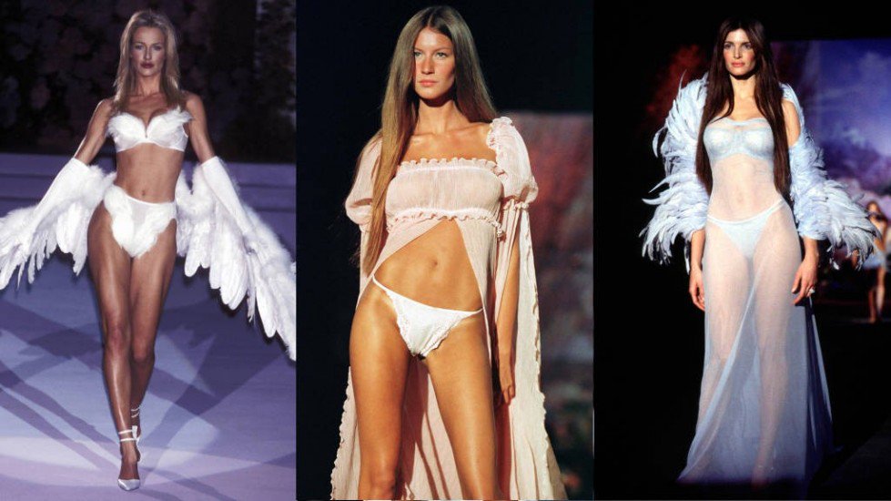 Tyra Banks Karen Mulder and Carmen Kass for Victorias Secret 1999