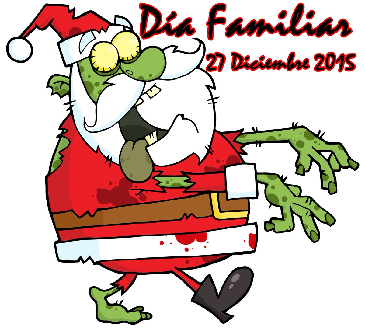 Ruta_Terror's tweet photo. Ultimas entradas para el día Familiar domingo 27 de diciembre en Hostal Ruta del Terror 666. Zombie Papa Noel ;-) https://t.co/woAVlyObm5