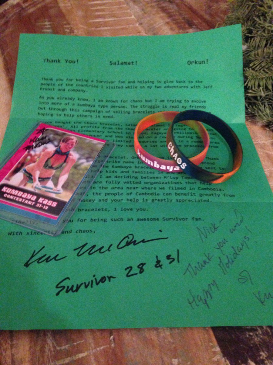 Nick_R27's tweet photo. @KassMcQ Just recieved the order! Thank you so much for the signatures, also amazing how it's going to a great cause https://t.co/9nfankwEFR