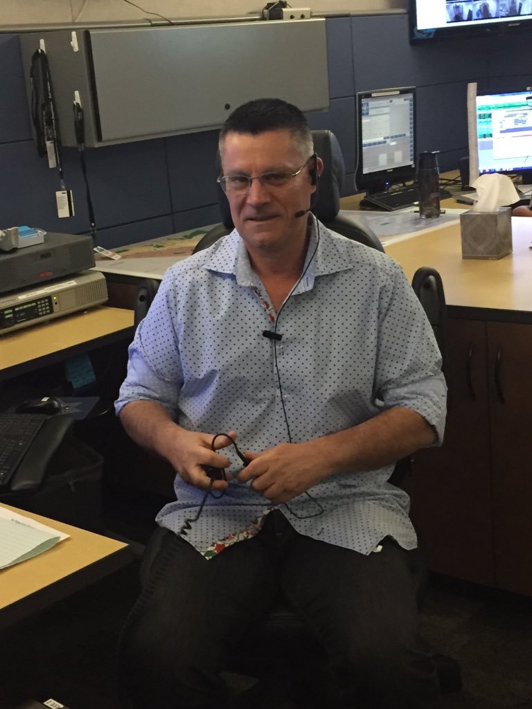 Congrats to SRPD Dispatcher Nick Pata who is retiring today. Unplugging for the last time after 26 years! Way to go!