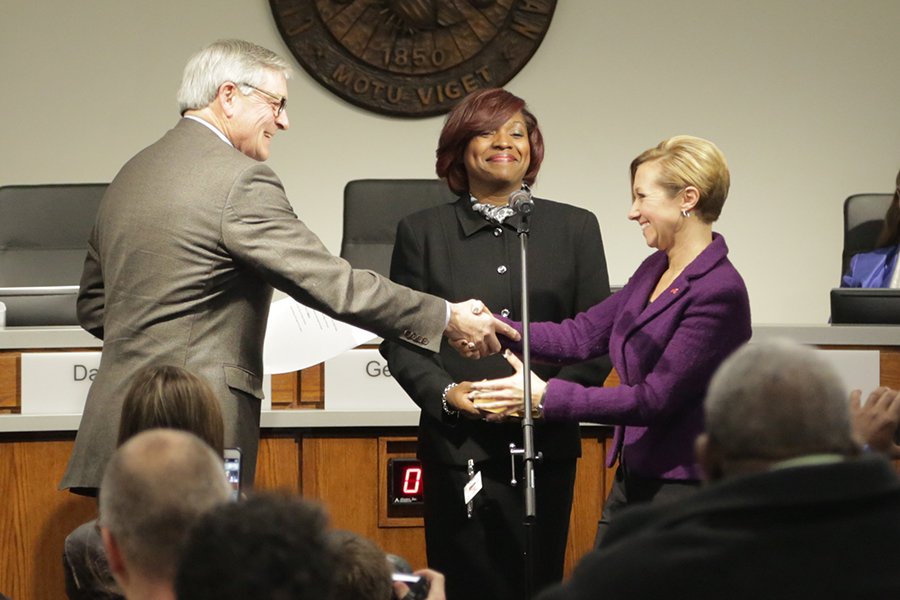 Sworn in tonight!  Official duties start Jan. 1!