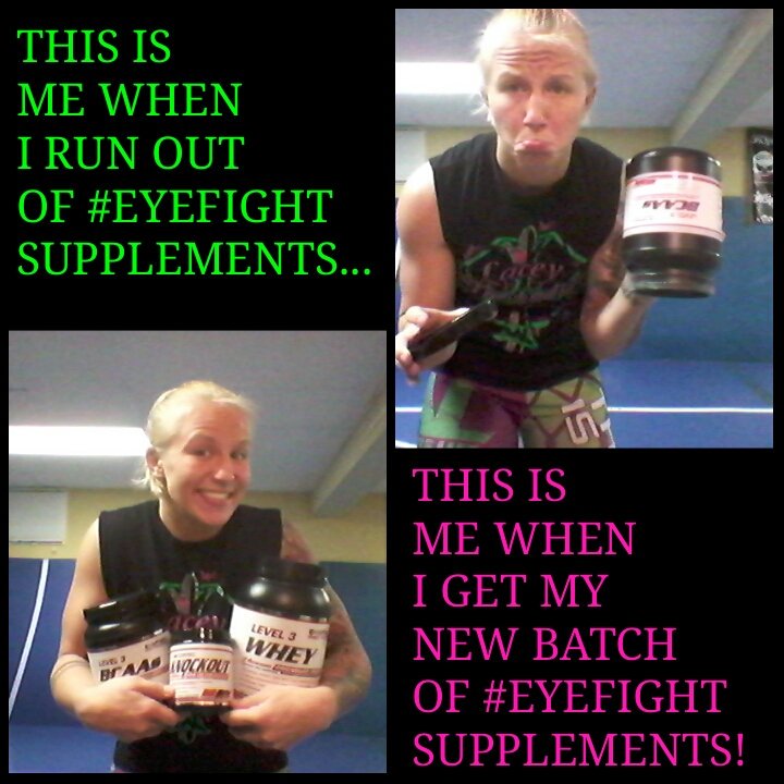 ladielacey's tweet photo. The many personalities of #TheLadie... #efsn #eyefight #eyefightsportsnutrition #supplementjunkie
@EyeFightsports https://t.co/7fpyXmCTuA