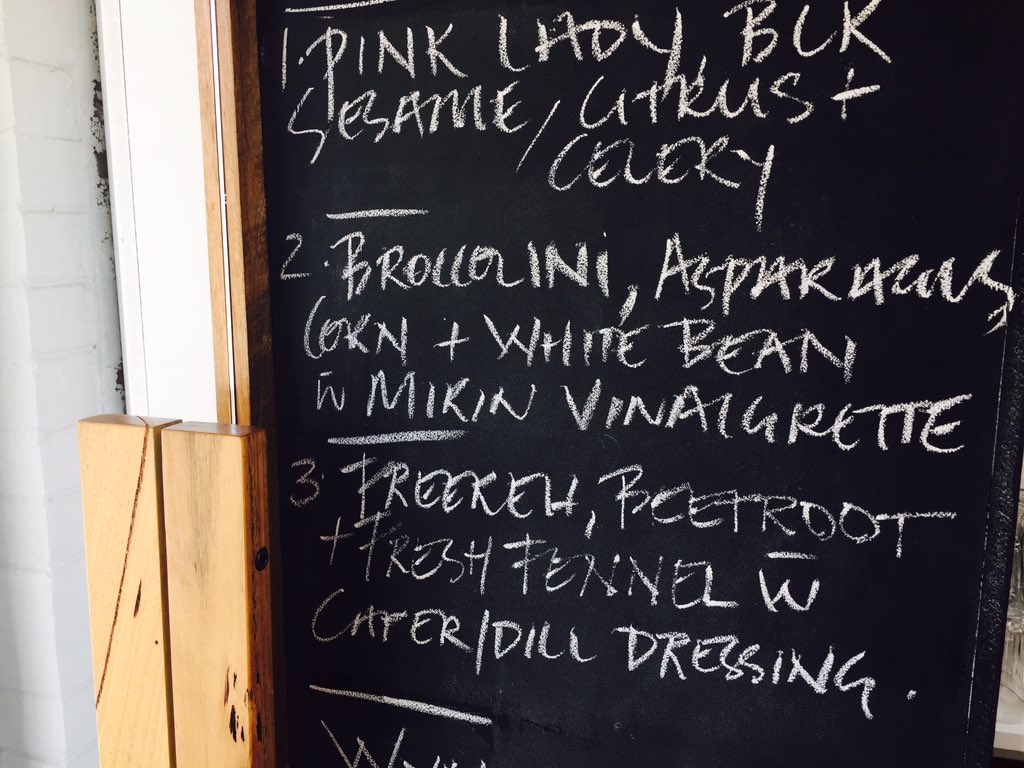 #salads today! Come and get 'em!