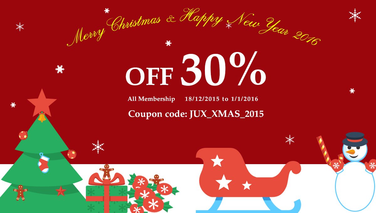 JoomlaUX's tweet photo. 30% OFF for ALL MEMBERSHIP PLANS from #JoomlaUX ~> Grab the deal ~> https://t.co/c9EpukqHEN
#promotion #discount https://t.co/RaqAgFLQc5