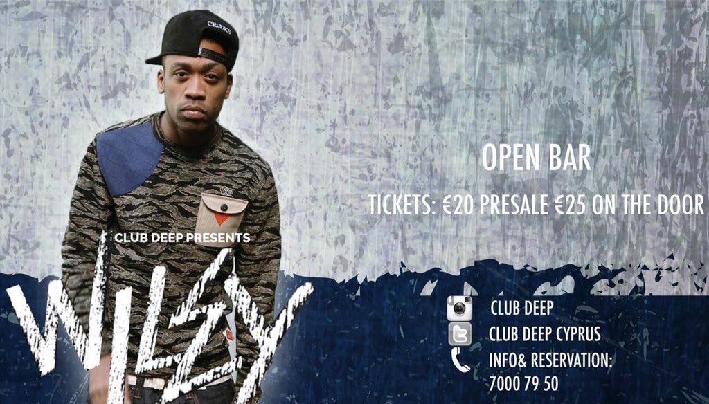 MarshallNapa's tweet photo. This Sat @ClubDEEPlarnaca presents #wiley @WileyUpdates  €20 Open bar with pre sale Ticket!! #marshall #larnaca https://t.co/bfae0kxsVC