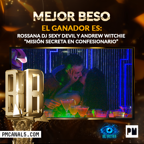 BigBrother_PM's tweet photo. ¡El premio a Mejor Beso va para @DrewBenjamins_ y @Djrossana! 👉 https://t.co/UlXB3L9gnm https://t.co/9P5osZkG3V