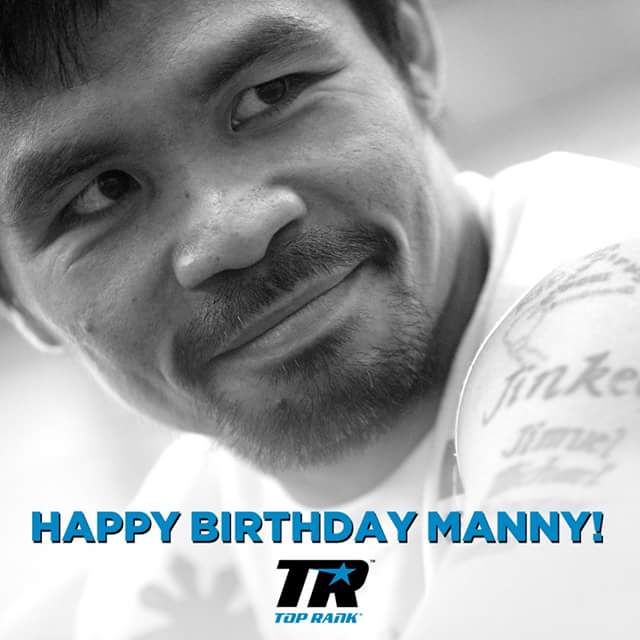 Happy Happy Birthday to Rep.Manny Pacquiao....God bless you 