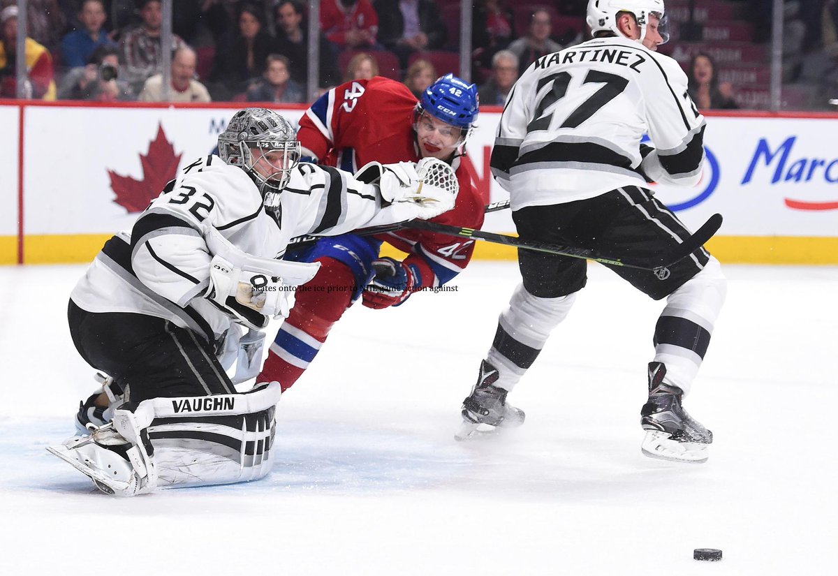 Jonathan Quick incredible saves Kings shutout Canadiens battle division leaders ...1200 x 825