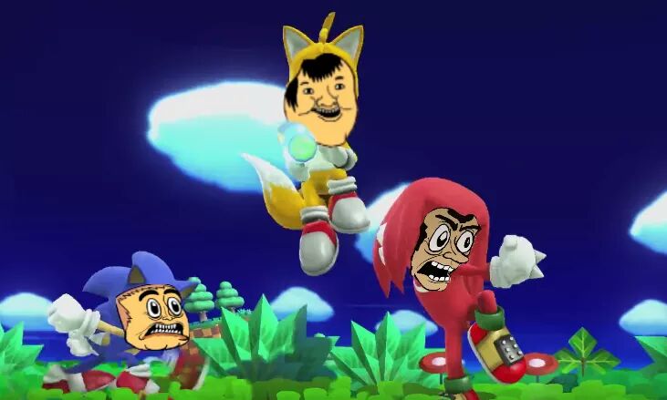 AndroidElsinore's tweet image. //The new DLC for Sonic Mii Costumes only made me think of this.

Damn you Blonic.