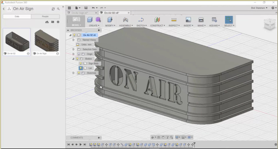 msdev's tweet image. New to #Fusion360? Tune into a working session with @Bretstateham &amp;amp; @CodeFoster: msft.it/6015BpJPX