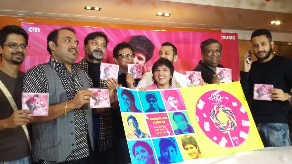 Album of Lognojita launched. She sang my compositions very sweetly.  Go ahead dear.