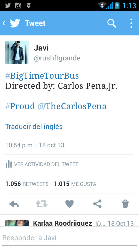 rushftgrande's tweet photo. Estas pasando #BigTimeTourBus en Latino America :')
@TheCarlosPena Remember this? https://t.co/Tb3fKXZc5i