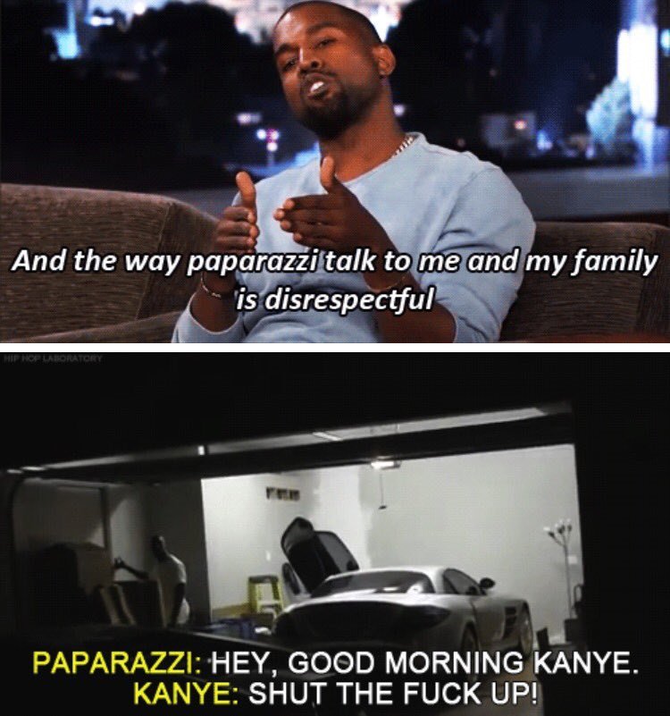 TheLolToaster's tweet photo. kanye is a savage https://t.co/N7fExNOlPX