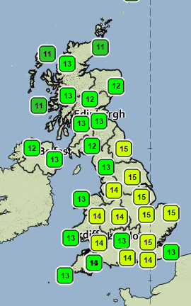 AnglersWeather's tweet photo. Tomorrow will be warm and wet with continuing south westerlies, bit cooler and brighter on Sunday ~ https://t.co/GAeAT4qkmD