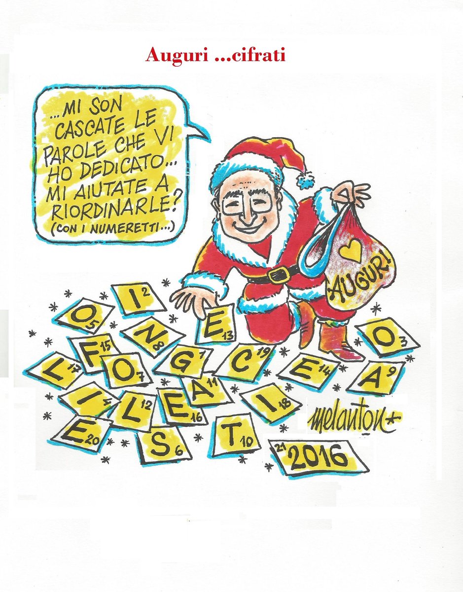 AlcaMaglie's tweet photo. Auguri a Tutti con la vignetta di #Melanton @merygreiss @MarDixon @vitalbamorelli @viaggiarepuglia @pugliaevents https://t.co/Cd7MSFqViP