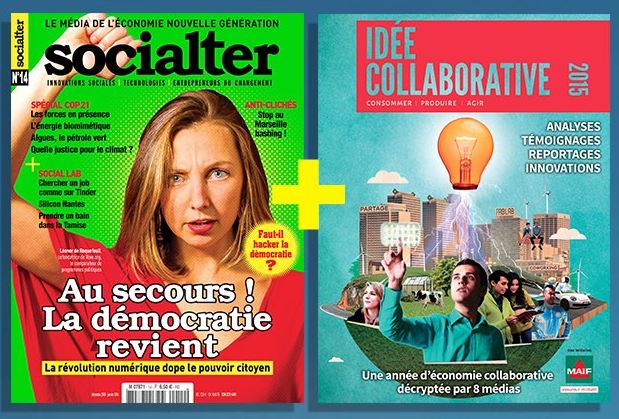 Lecture pour Noël, le magazine <a href="/Socialter/">Socialter</a> et son supplément sur les idées collaboratives #viedequartier #consocollab