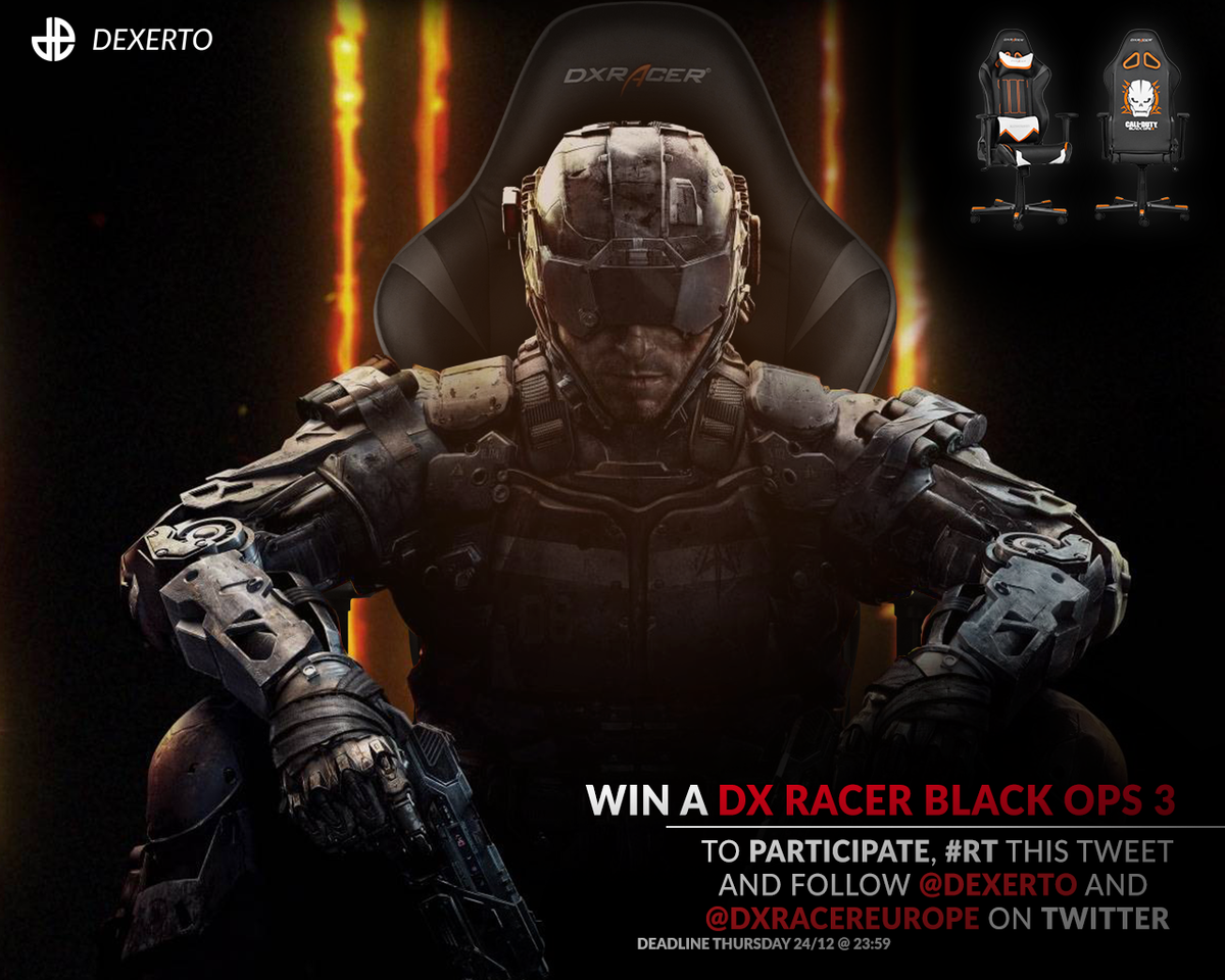 Dexerto's tweet photo. [GIVEAWAY]

Win a DXRacer BO3. All you need to do is just RT this tweet, follow @Dexerto and @DXRacerEurope 

. https://t.co/NZu3ZxmoKF