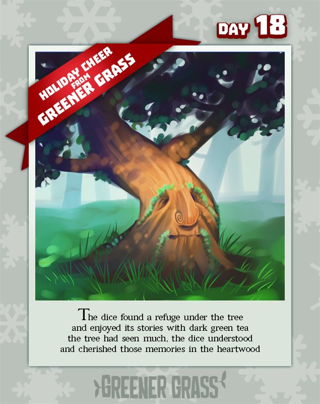 GrassContact's tweet photo. This year, our design team has also been pondering the wisdom of trees.  #GreenerChristmas #Day18 https://t.co/NT69zyBhLD