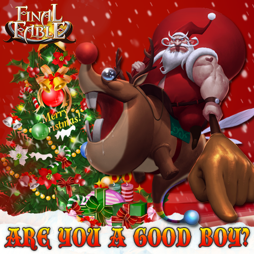 FinalFableEN's tweet photo. What do you guys think of the new Hero Santa Claus? Do you guys like him? https://t.co/OtVWe0gBw2
