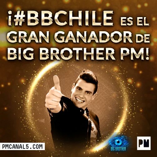 alejandrabt's tweet photo. Mi campeón mi ganador! #BBChile #Chileteam #ChileCampeon NO PODIA SER DE OTRA FORMA @BigBrother_PM @eduardomelchile https://t.co/yx2Q79QAUu