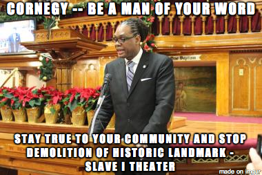 TCOSAP's tweet image. Cornegy, How Could You Give The Green Light To Demolish A Piece of Black History? bit.ly/1mhmPyL