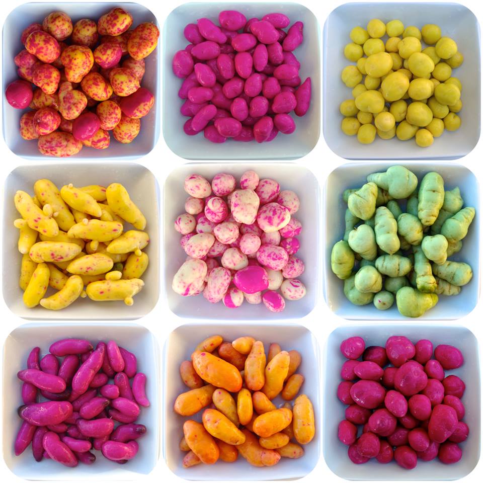 Cultivariable's tweet photo. Heirloom #ulluco varieties look like psychedelic potatoes, taste like beets. Learn more: https://t.co/YI78dVifLE https://t.co/PrDYAGx5xQ