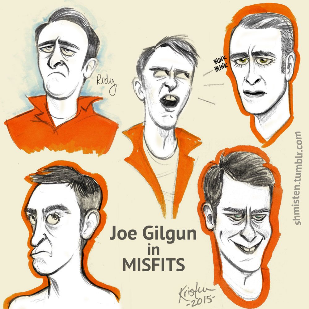shmisten's tweet photo. Joe Gilgun has the most expressive face and I just had to draw him. #joegilgun #josephgilgun #misfits https://t.co/sF15s7fTV2