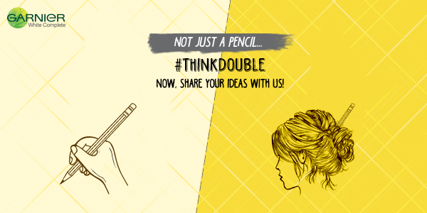 GarnierIndia's tweet photo. Your pencil comes to your rescue, as you can use it to hold up your locks too. Stay cool, #ThinkDouble
#garnier https://t.co/AewAqucO2U