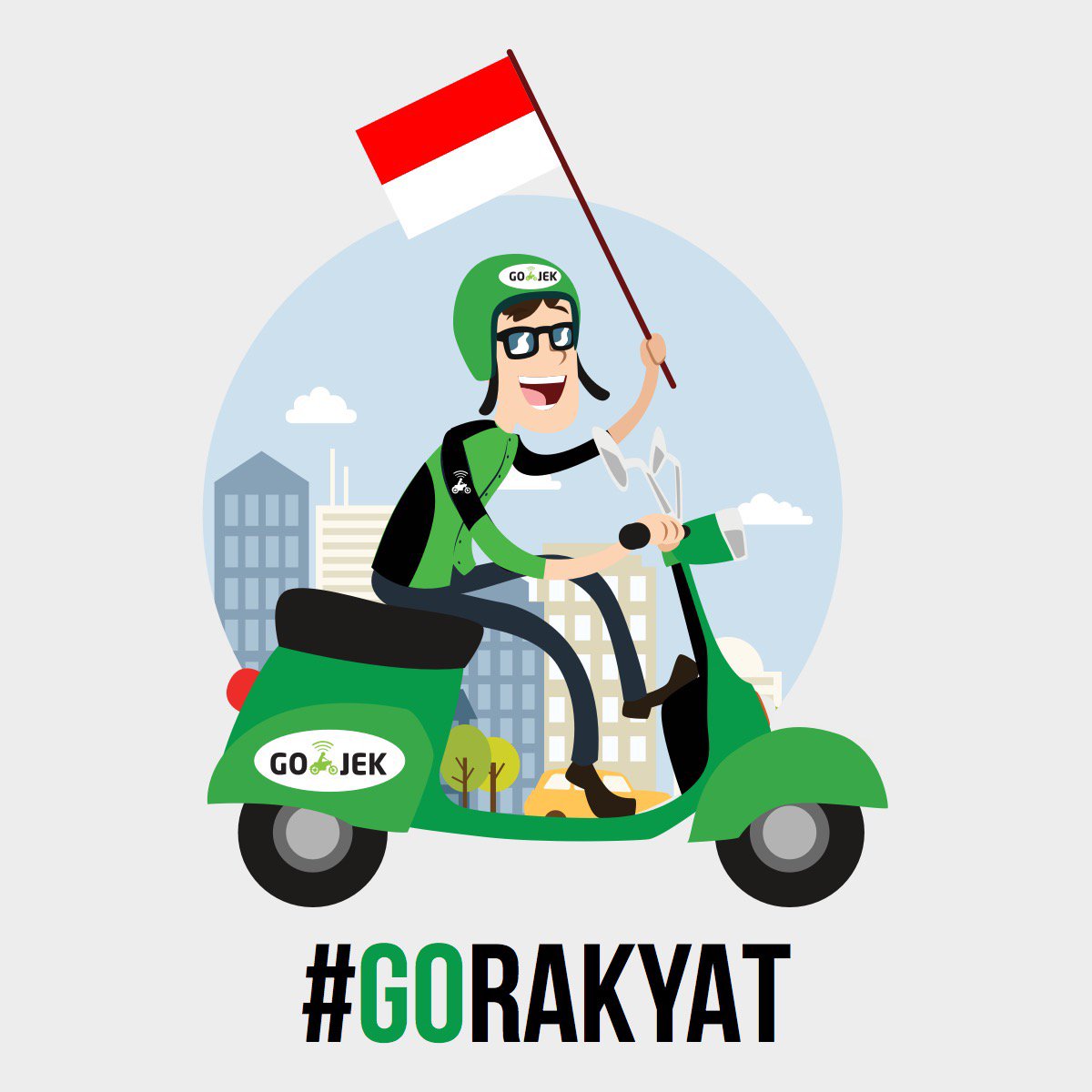 Terima kasih yang sebesar-besarnya atas dukungan Anda semua. Hidup #KaryaAnakBangsa! #GoRakyat