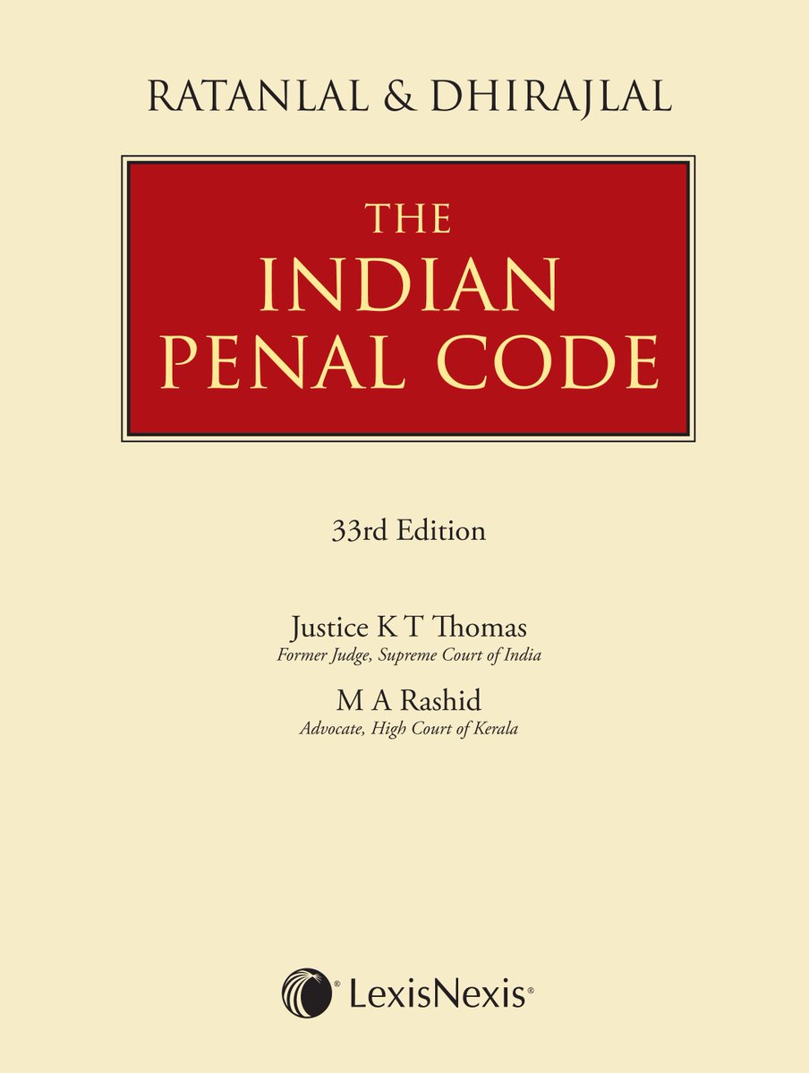 answeringlaw's tweet photo. Ratan Lal Dhiraj Lal Commentary on Indian Penal Code [33rd Ed];https://t.co/J6chyOGve8 published by @LexisNexisIndia https://t.co/nA2GBieOHY
