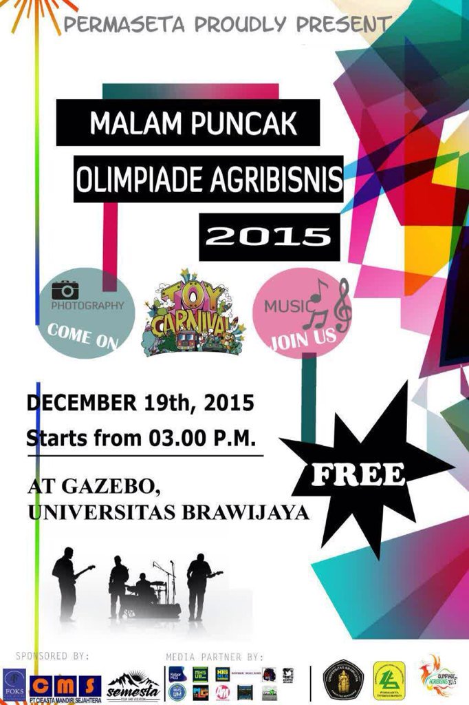 OA_UB16's tweet photo. @mahasiswamlg Yuk datang di Malam Puncak Olimpiade Agribisnis 2015. Pastikan kalian ada di didalamnya ya!! https://t.co/3S9qK40dGg