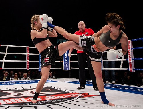 DaChampFlame's tweet photo. Was watching a kick-boxing tournament when I saw this awesome kick #TRSClub https://t.co/A0bVpmK2hs