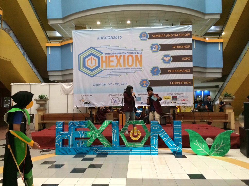HEXION2017's tweet photo. Hari ke-5 HEXION 2015 telah berakhir! Terus ikuti acara HEXION 2015 esok hari ya! #HEXION2015 #EcoTechnology https://t.co/5lSRG9ZebH