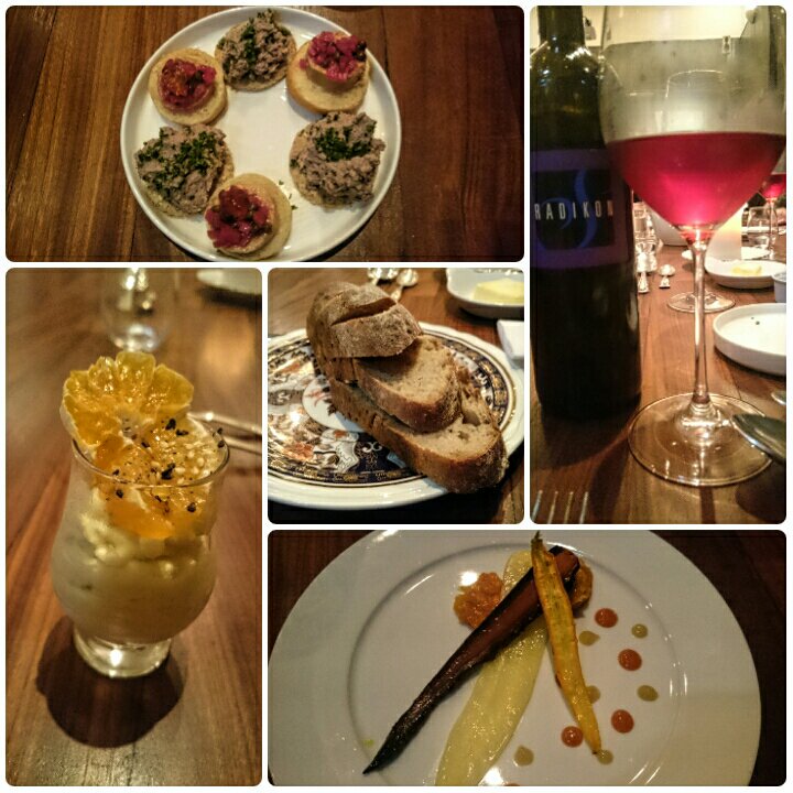 Savour_Edi's tweet photo. Great meal at @EdFoodStudio last night with @UnionofGenius. <3 pate, parfait, orange wine, roe tongue #pixlr https://t.co/mBpj1mIzyR