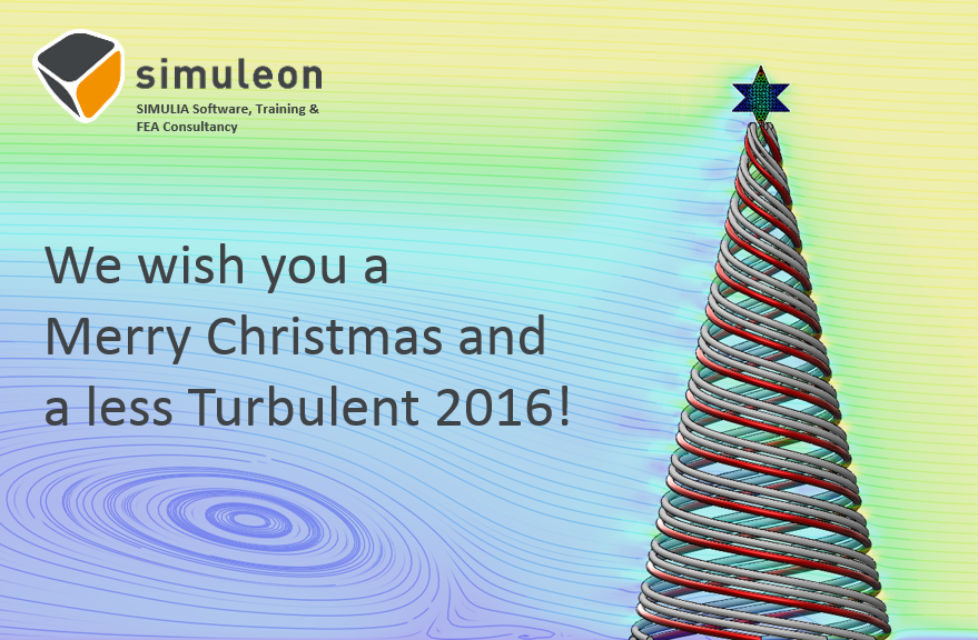 simuleon's tweet photo. Merry Christmas and a less Turbulent 2016.
Click on the link https://t.co/tCVT98fBVD #simulationfriday #3DS_SIMULIA https://t.co/HxbKcYK1fK