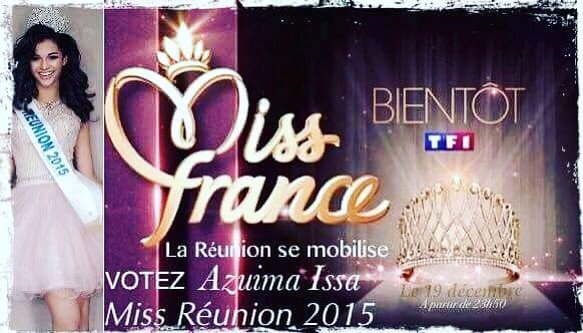 Pokhara8's tweet photo. @MrRabe974 pr la 3e fois, c'sera qd #AzuimaIssa sera #missFrance #MissFrance2016 👑 votez pr elle #team974 #WeAre974 https://t.co/Zw3gYebEgC