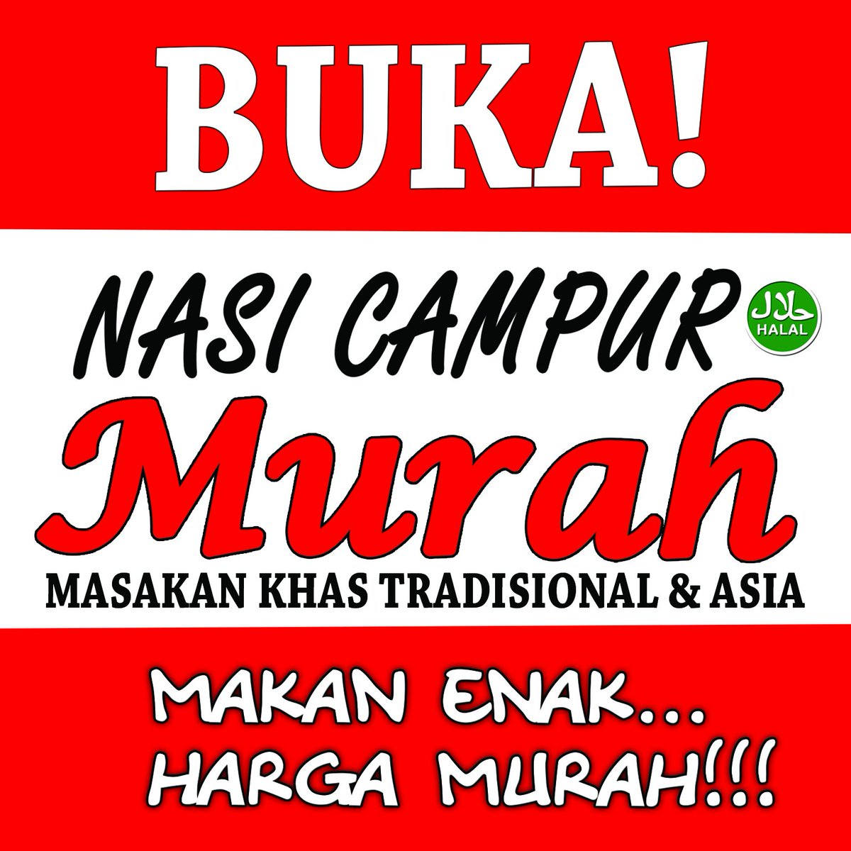 Nasi campur Murah <a href="/9squareResto/">@9square</a> Masakah khas Tradisional &amp; Asia Makan enak harga Murah.Nasi bisa ambil sepuasnya!!