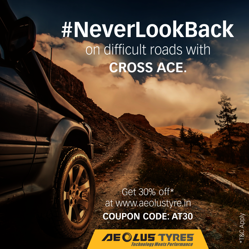 aeolustyreindia's tweet photo. With its Large Shoulder Blocks, #CrossAce offers you an improved traction and ride quality on difficult roads. https://t.co/MfOsDBZQLG