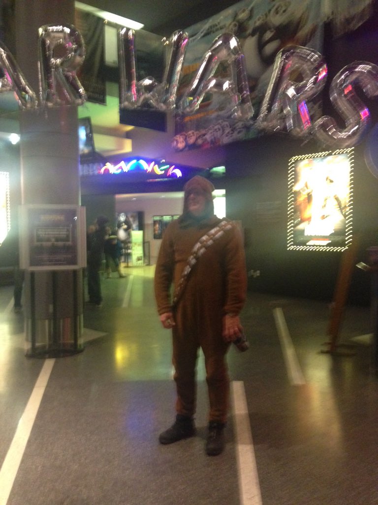 guy451m's tweet image. Wookie madness at Megaplex