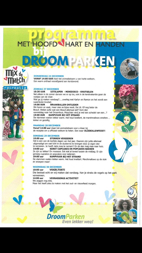 Het #animatieteam heeft er zin in!U ook? #kerstvakantie! <a href="/pdm1111/">Peter Damen</a> en zijn team zorgen weer voor leuke activiteiten!