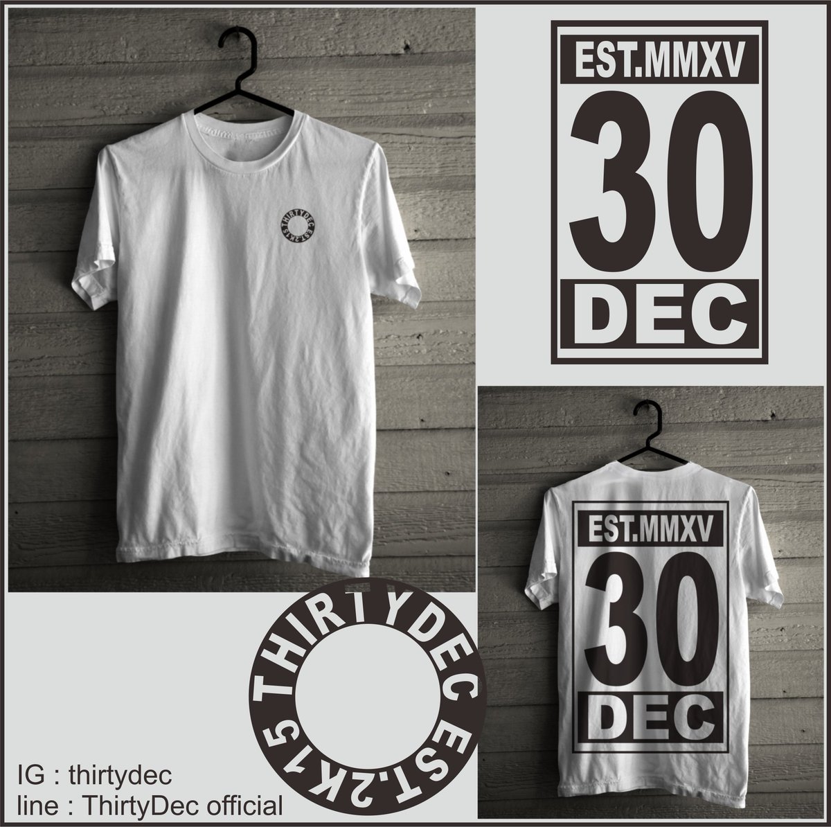 randybadrun's tweet photo. Hai guys, kita buka pre order T-Shirt All About 30DEC.
Pemesanan bisa lewat line@: thirtydec &amp; wa: 082115502447. https://t.co/0nCGDZbPGO