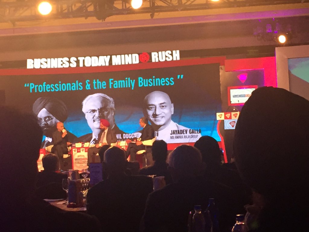 Great seasion on Professionals and the Family Business at BT MindRush 15